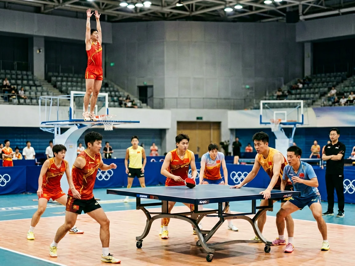 体育赛场准备,奥斯梅恩